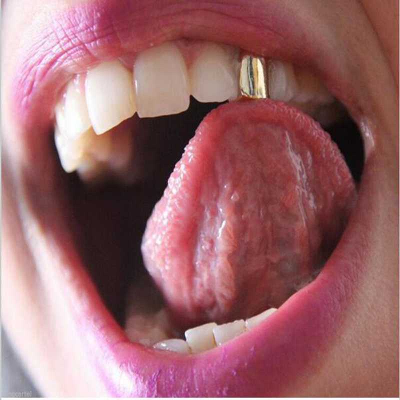 Body Jewelry Gold Plated - New 1-3Pcs Single Tooth CAPs Grills