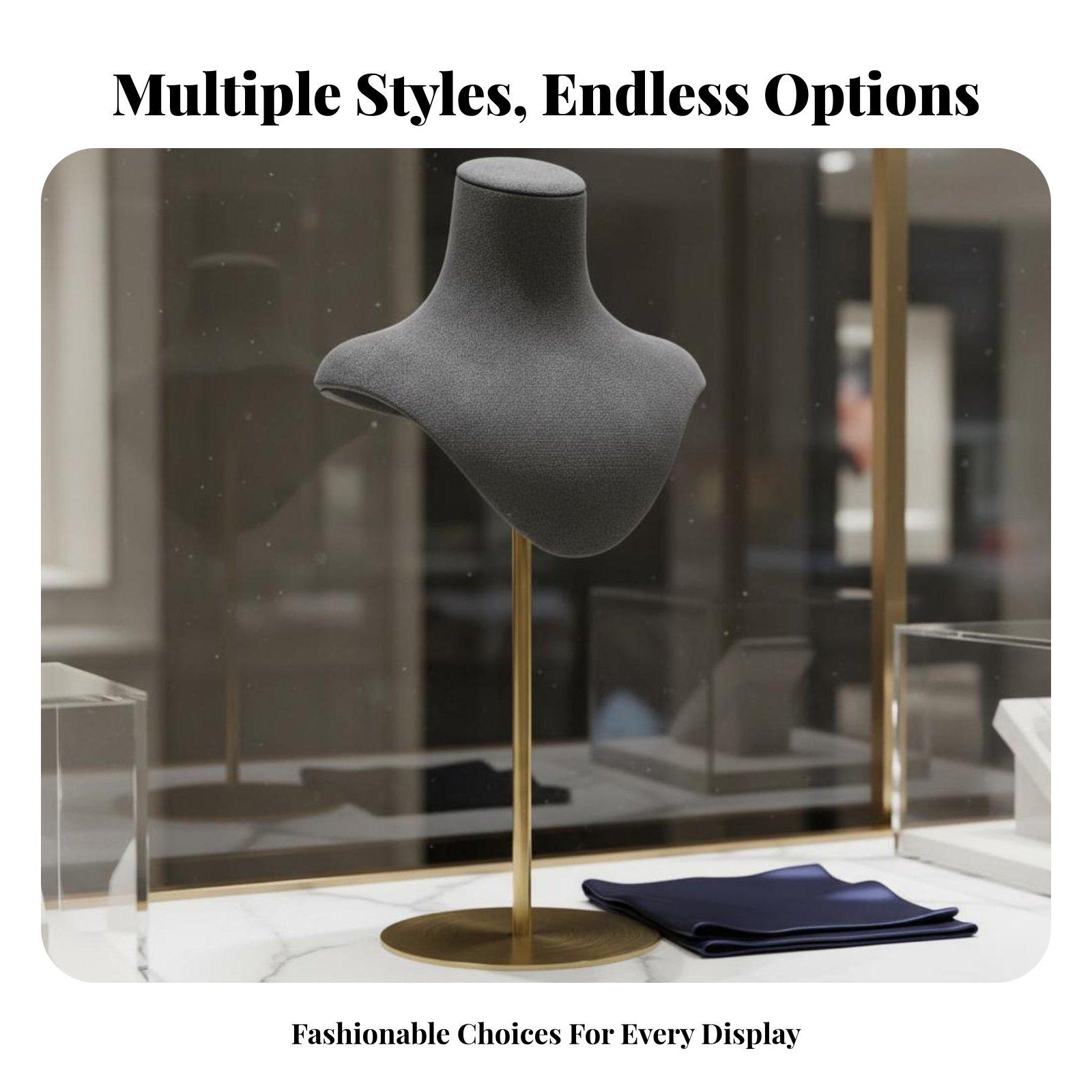 Body Jewelry In Store - Necklace Display Stand Mannequin Bust Jewelry