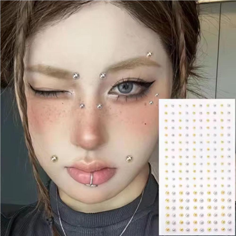 Body Jewelry And Piercing - 58-180pcs Set Non Piercing Lip Nails