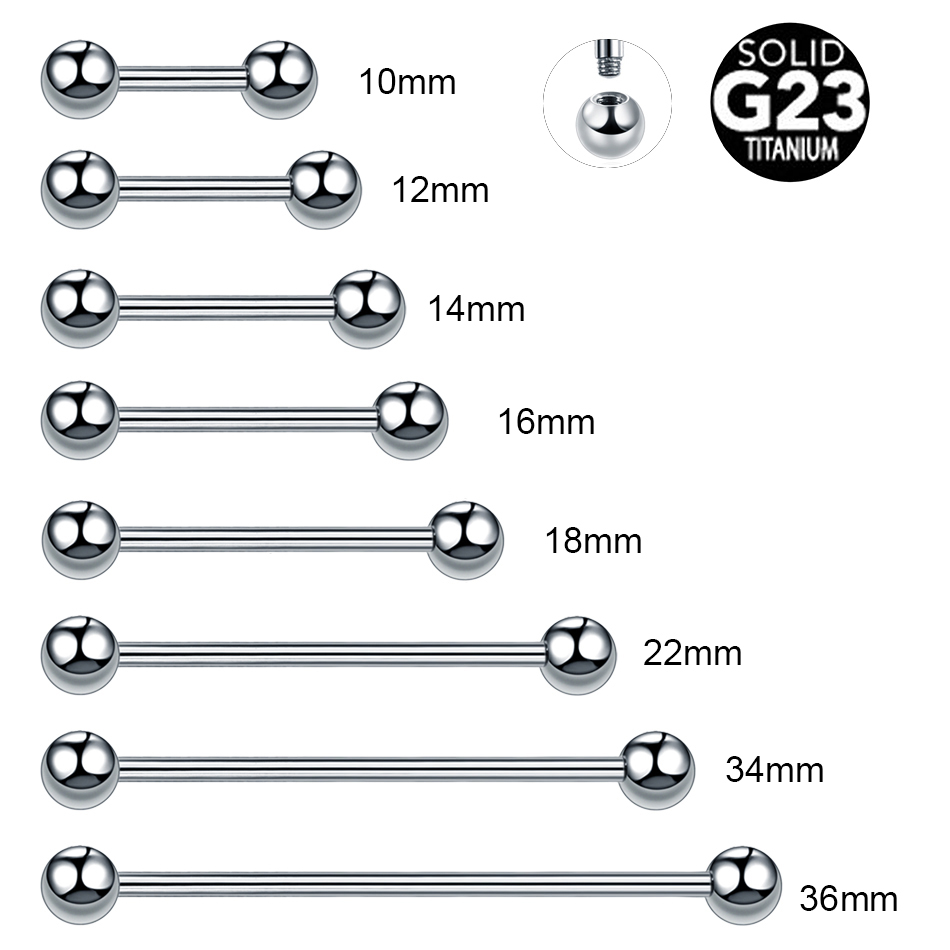 Body Jewelry And Piercing - 1PC 14G 16G Titanium Industrial Helix