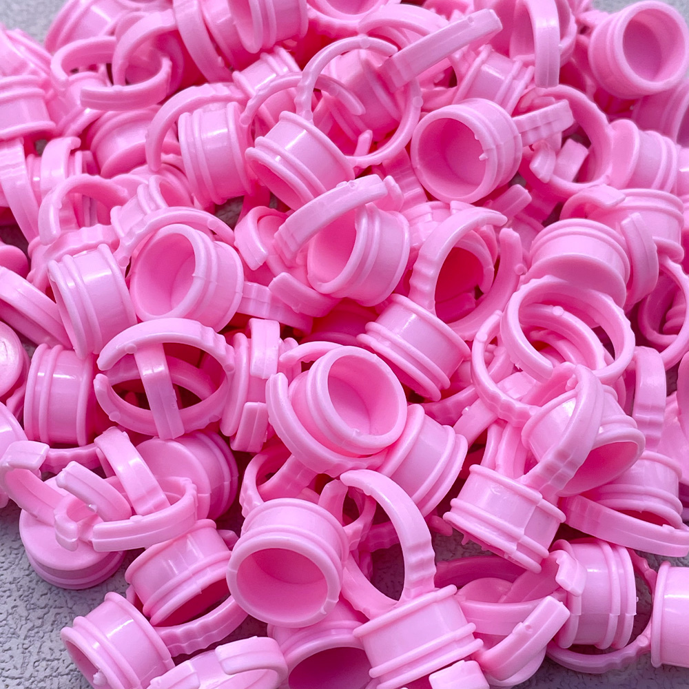 100Pcs Disposable Glue Ring Cu - Body Jewelry Tattoo review and price