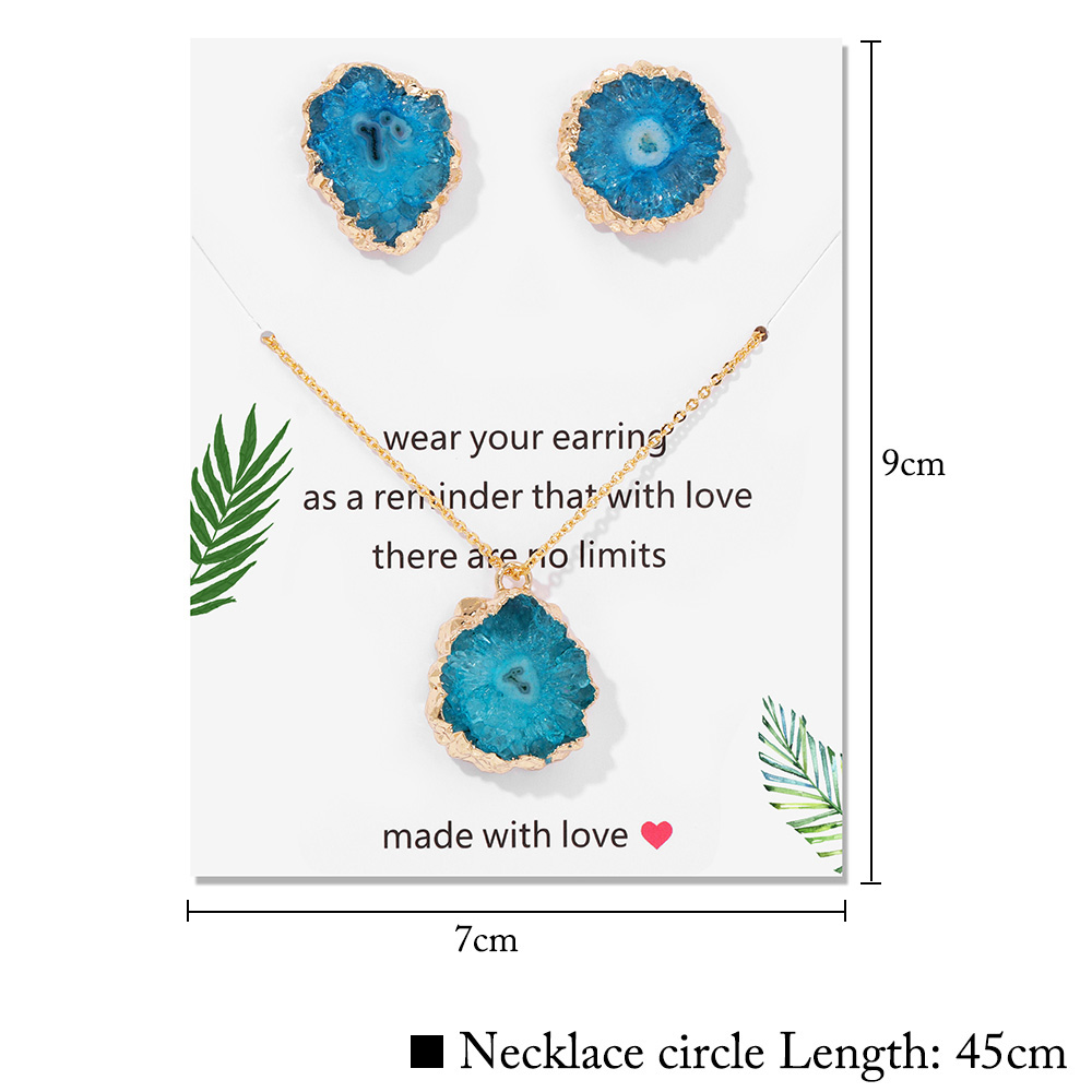 Natural Green Druzy Agates Clu - Cluster Stud Ear review and price
