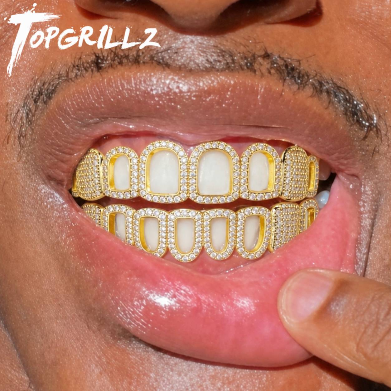 TOPGRILLZ Hollow Window Grillz - Body Jewelry Gold Plated review and price