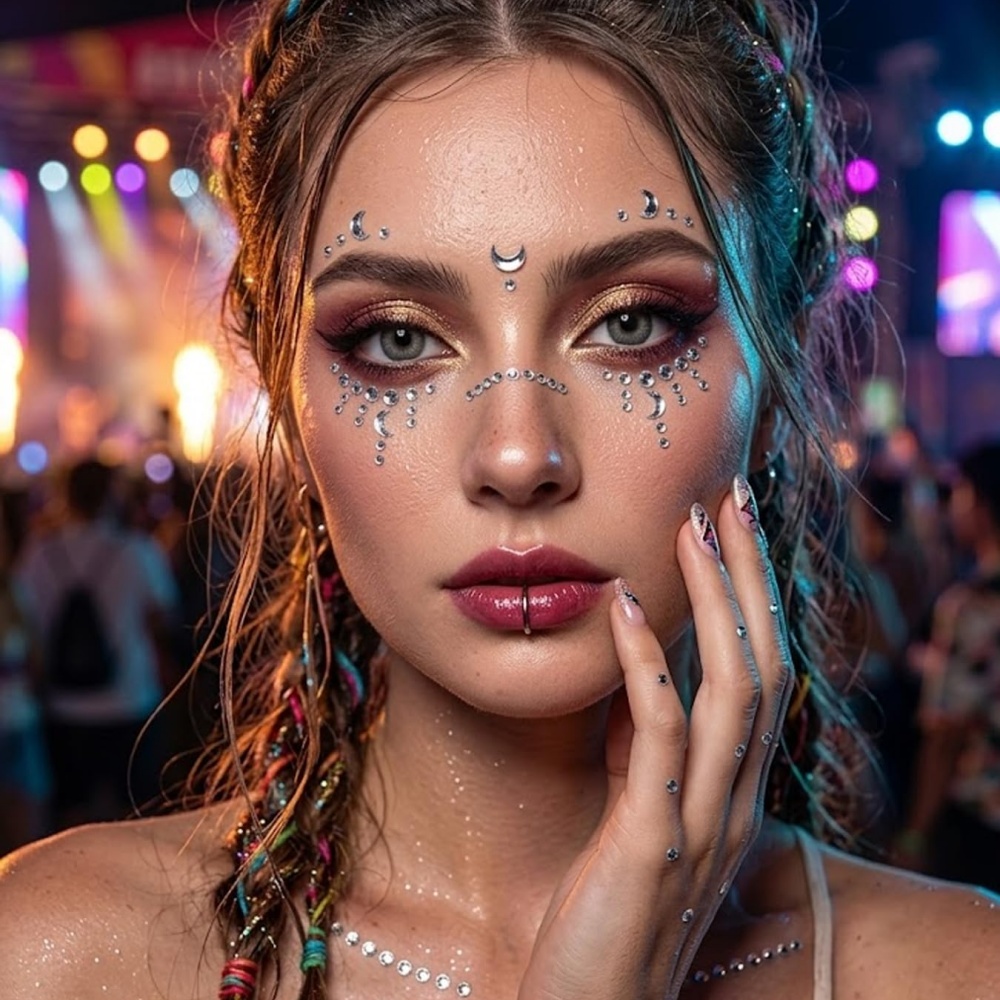 Fake Piercings Balls Stick on  - Body Jewelry And Piercing review and price