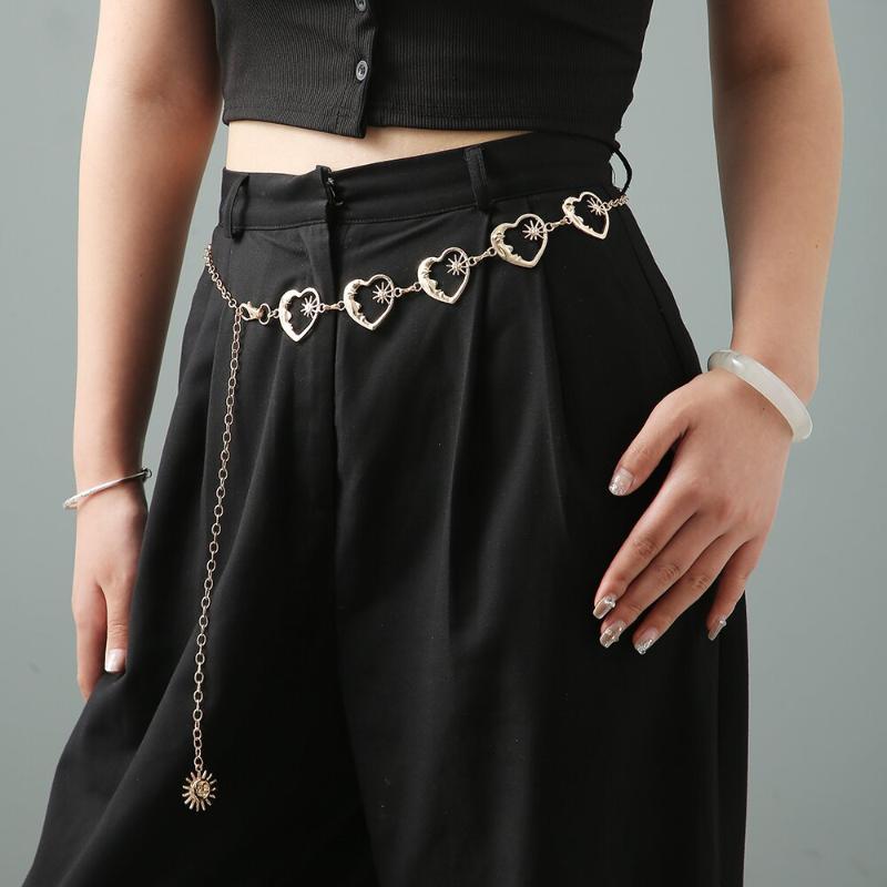 Women Thin Metal Waist Chain M - Body Jewelry Dress review and price