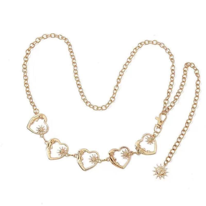 Women Thin Metal Waist Chain M - Body Jewelry Dress review and price