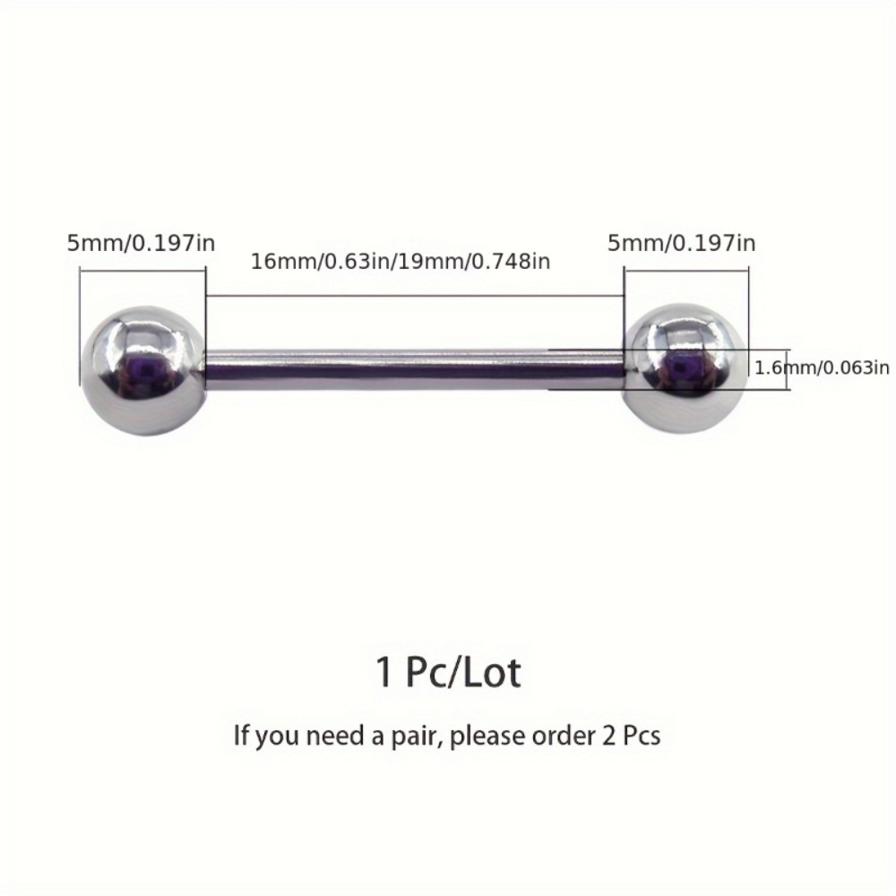 Stainless Steel Barbell Rod To - Body Jewelry Brands review and price