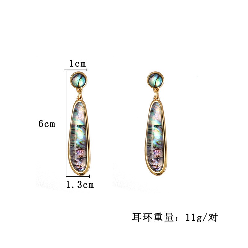Abalone Shell Paper Water Drop - Body Jewelry Brands review and price