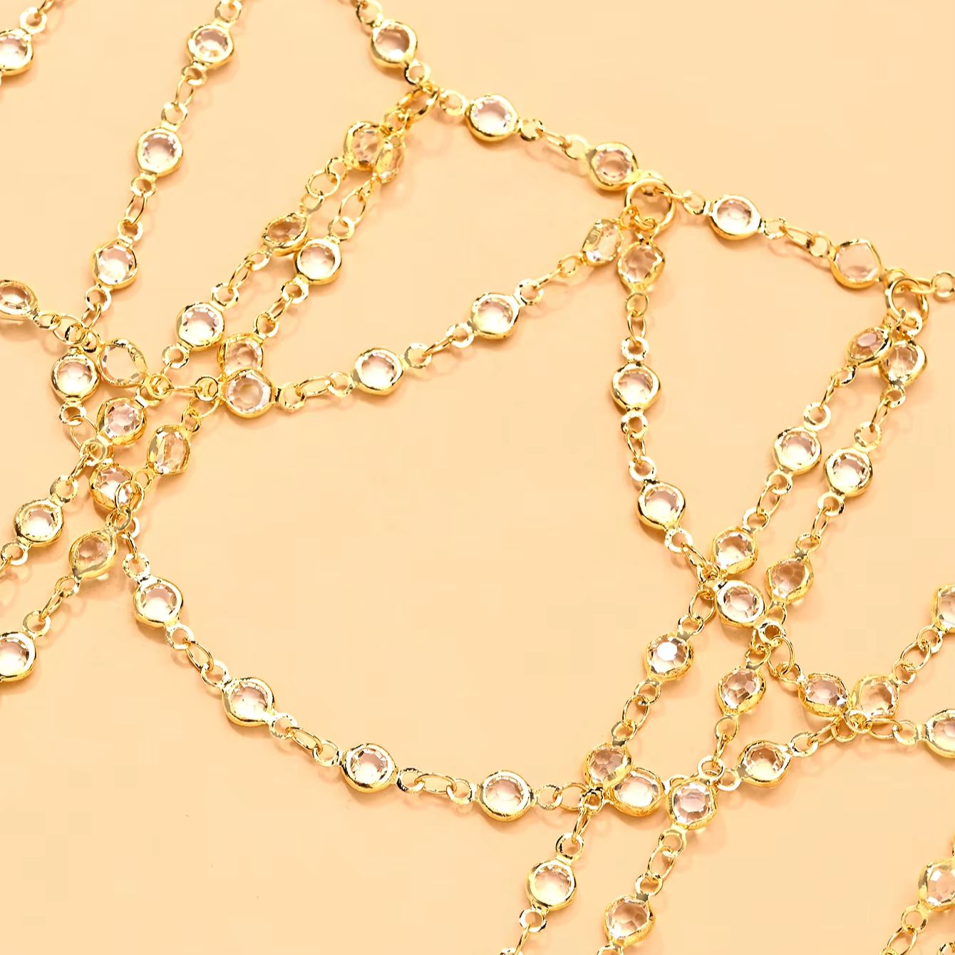 Gold Silver Plated Multi Layer - Body Jewelry Gold Plated review and price