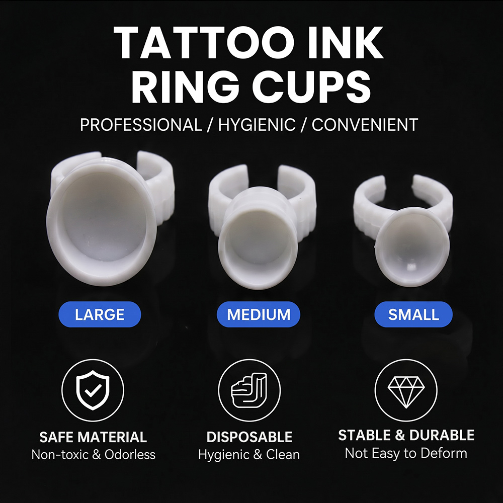 Tattoo Ink Ring Cups Disposabl - Body Jewelry Tattoo review and price