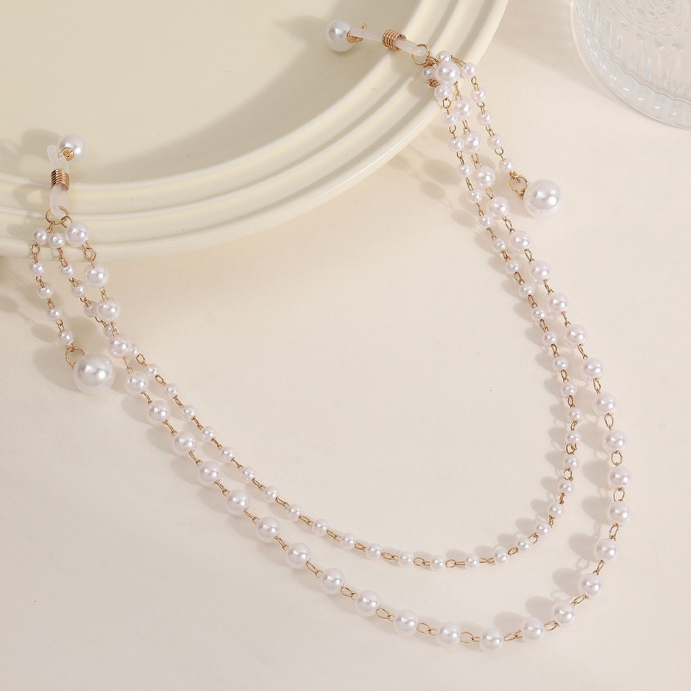 Imitation Pearl Tassel Chest C - Body Jewelry And Piercing review and price