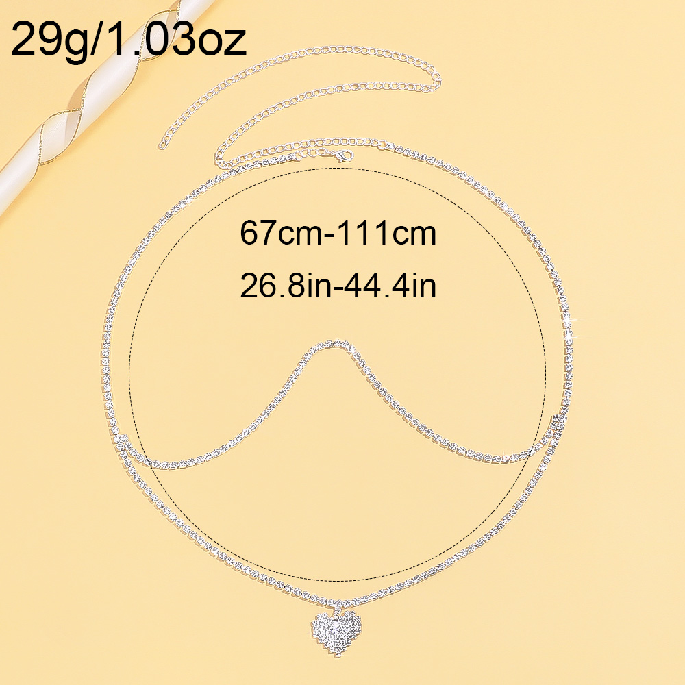 Rhinestone Double Layer Full P - Body Jewelry Gold Plated review and price