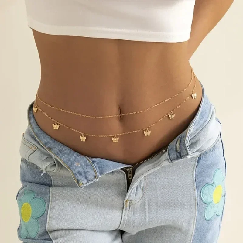 New Charm Sexy Double Layer Bu - Body Jewelry For Sale review and price