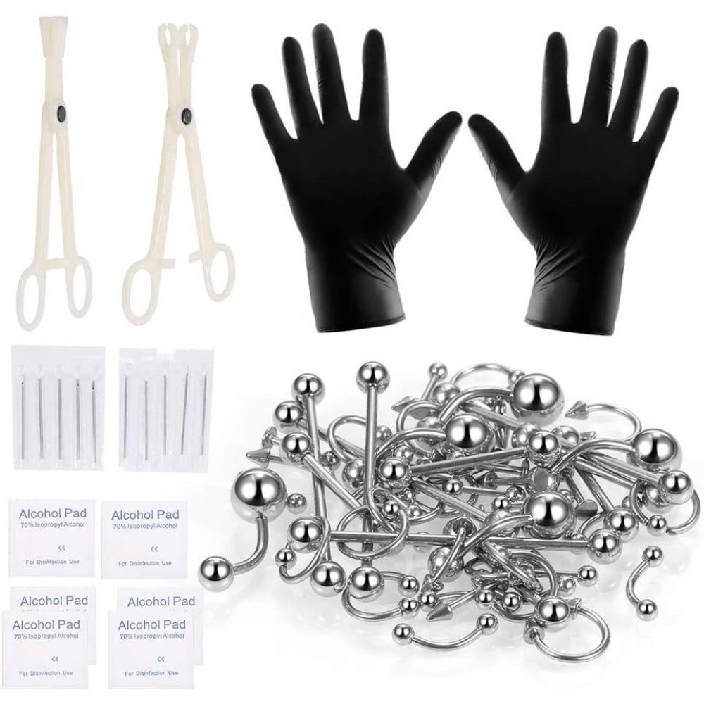 150/140/85/70/42Pcs Body Pierc - Body Jewelry And Piercing review and price