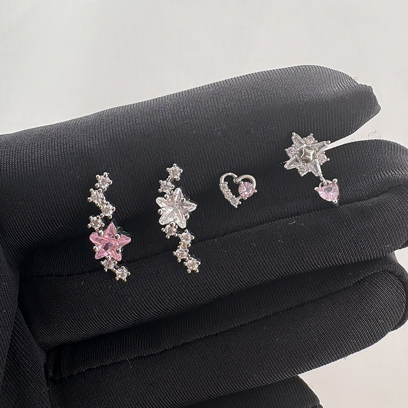 INS Style Full CZ Titanium Scr - Cluster Stud Ear review and price