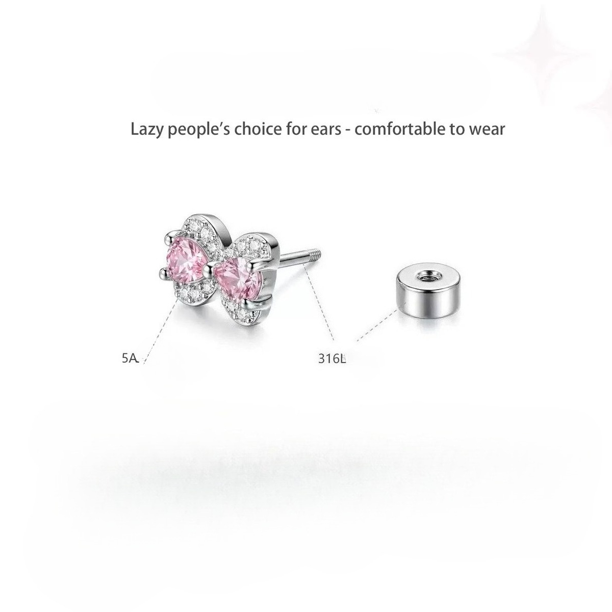 INS Style Full CZ Titanium Scr - Cluster Stud Ear review and price