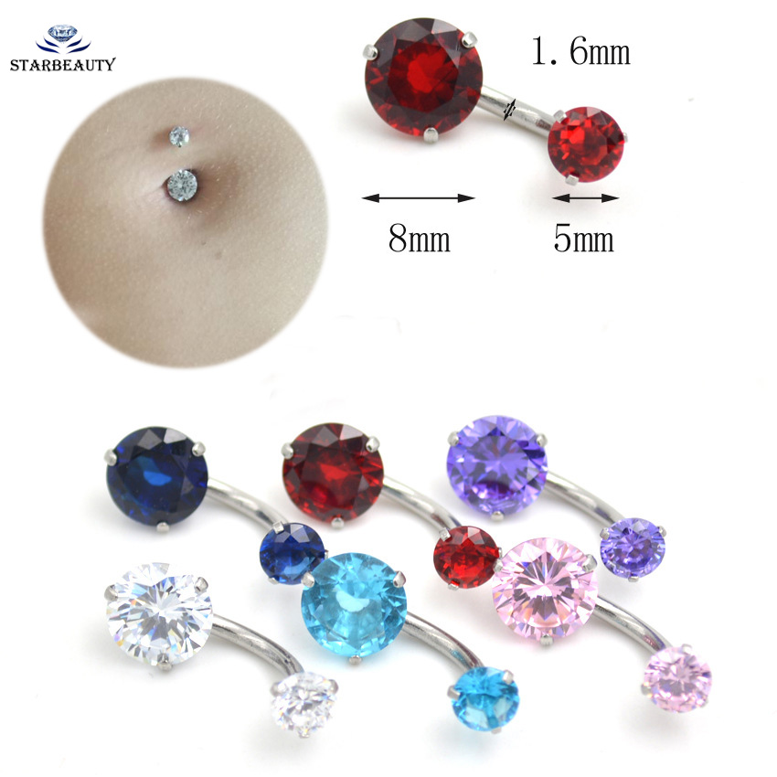 New Brand AAA Zircon Jeweled S - Body Jewelry Brands review and price