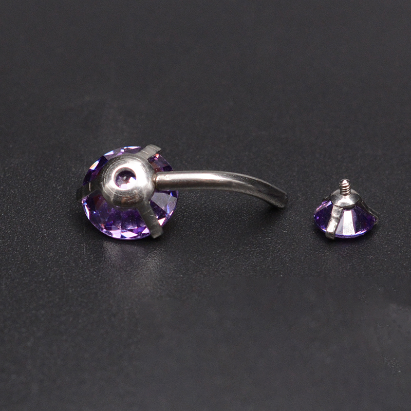 New Brand AAA Zircon Jeweled S - Body Jewelry Brands review and price