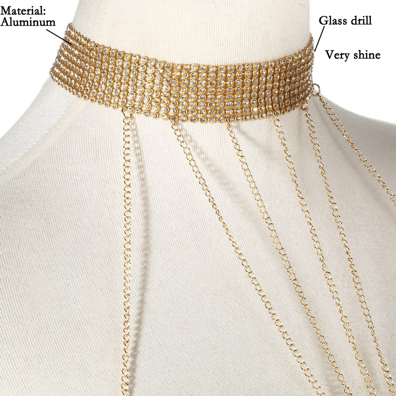 Gold Color Body Chain Women  R - Body Jewelry For Sale review and price