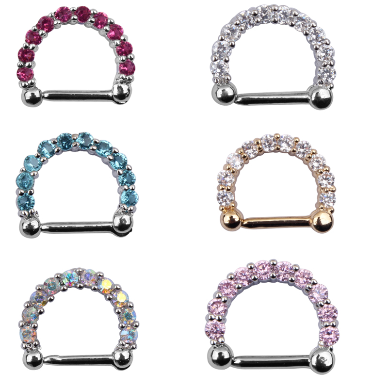 1pcs Hoop Clip On Nose Septum  - Body Jewelry And Piercing review and price