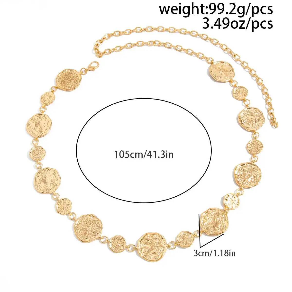 Punk Gold Color Round Belly Wa - Body Jewelry Dress review and price