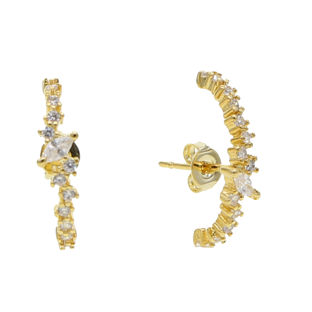 sparking bling cz cluster stud - Cluster Stud Ear review and price