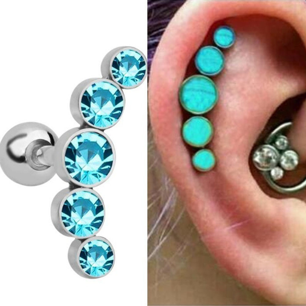 1Pcs Fashion 16G Stainless Ste - Body Jewelry Cartilage Earrings review and price