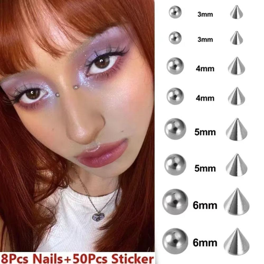 58-180pcs Set Non Piercing Lip - Body Jewelry And Piercing review and price
