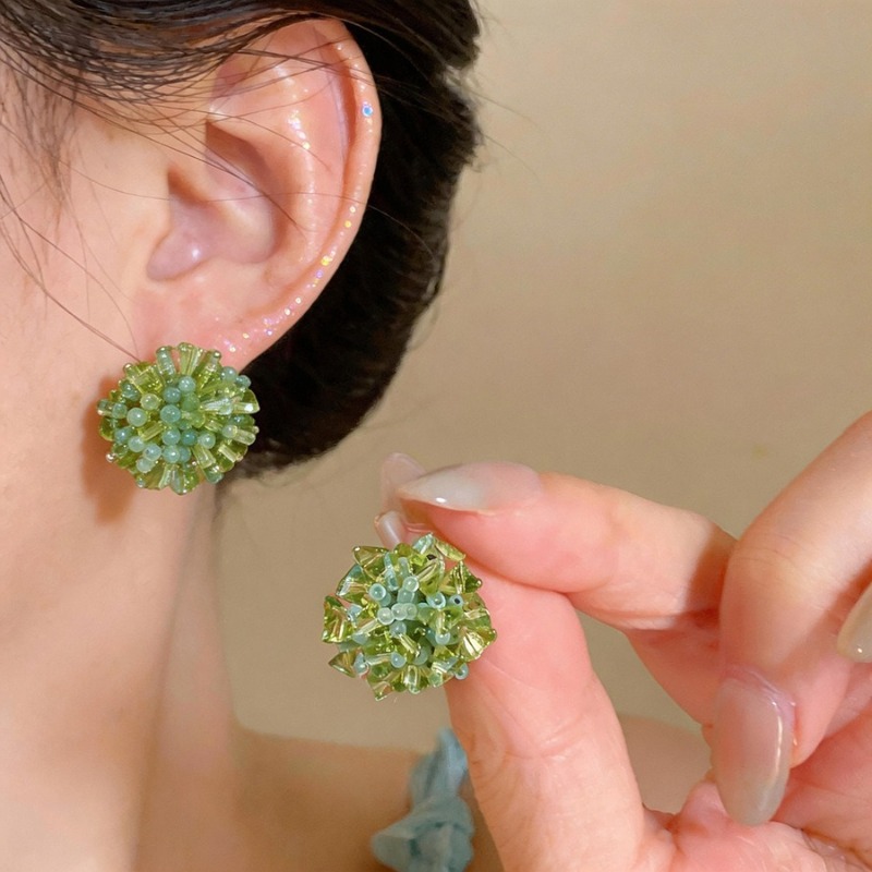 Fresh Handmade Flower Cluster  - Cluster Stud Ear review and price