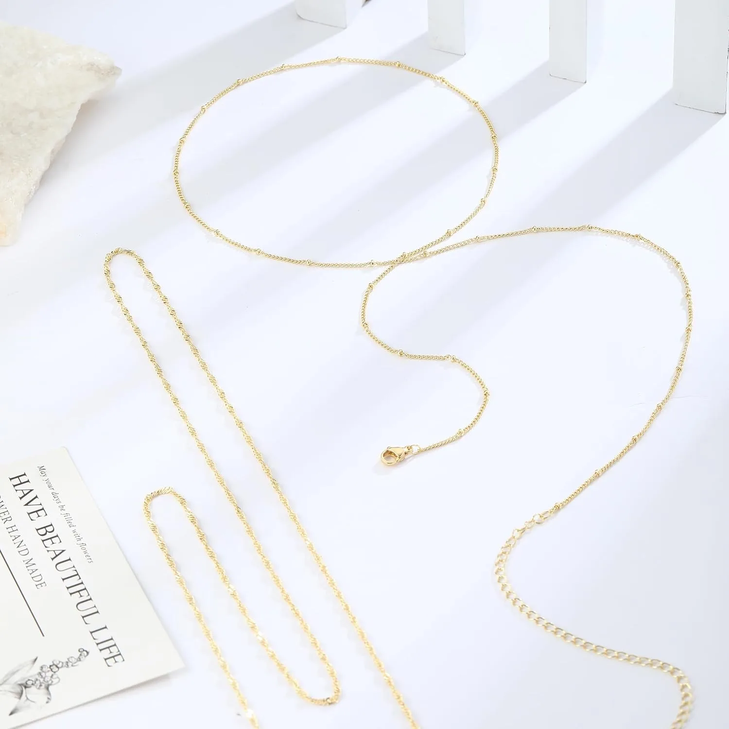 14k Gold Plated 26-33Inch Adju - Body Jewelry Gold Plated review and price