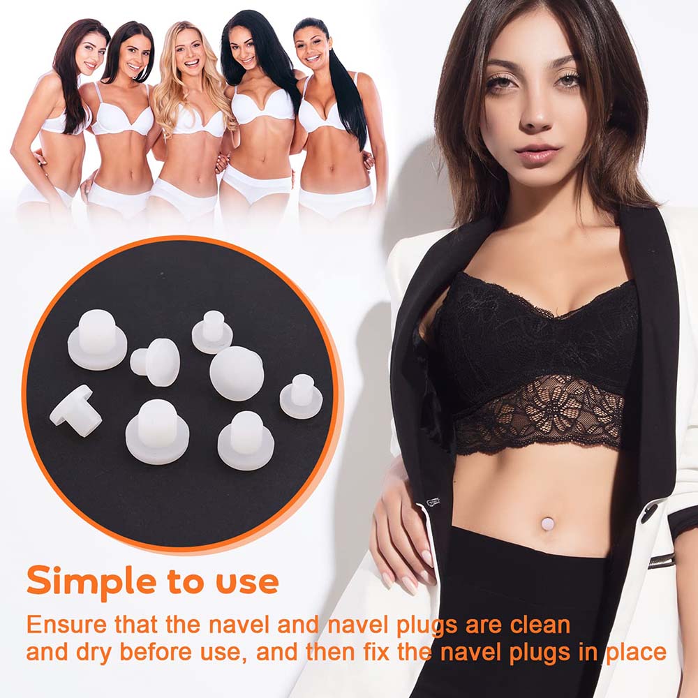 1PC Silicone Belly Button Plug - Body Jewelry Repair review and price