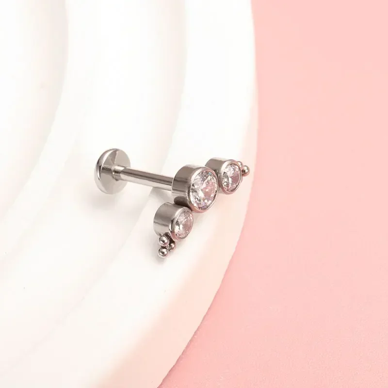 ASTM F136 Titanium Piercing 16 - Cluster Stud Ear review and price