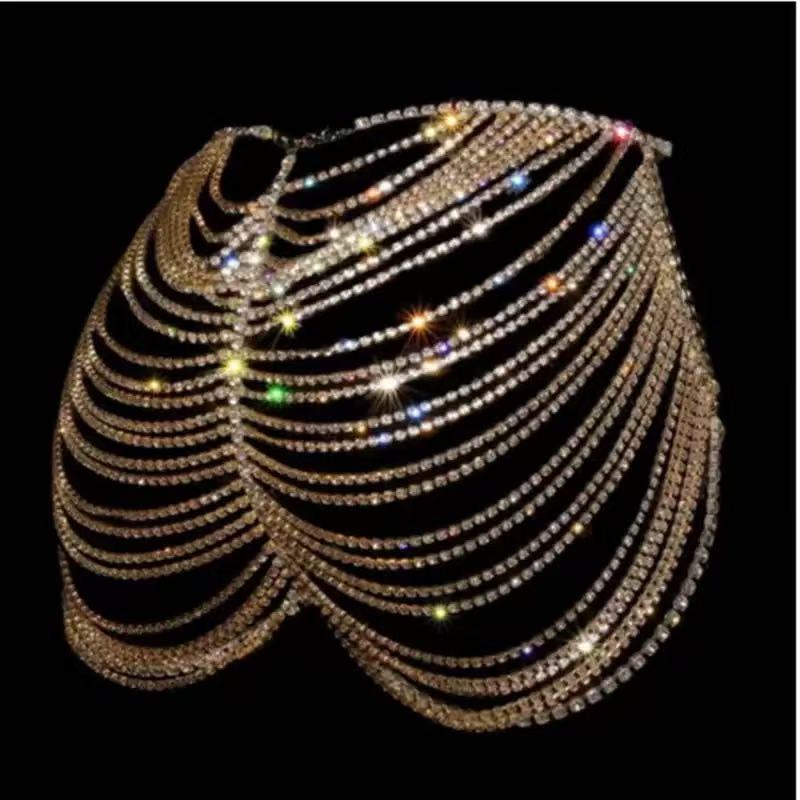 1pcSexy Fashionable Rhinestone - Body Jewelry Dress review and price