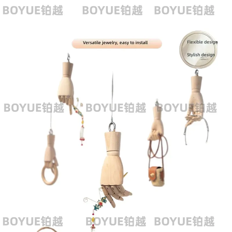 Solid Wood Hand Model Ring Dis - Body Jewelry In Store review and price