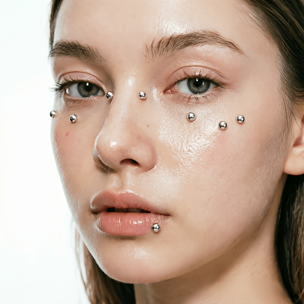 4pcs Set of Piercing-Free Self - Body Jewelry And Piercing review and price