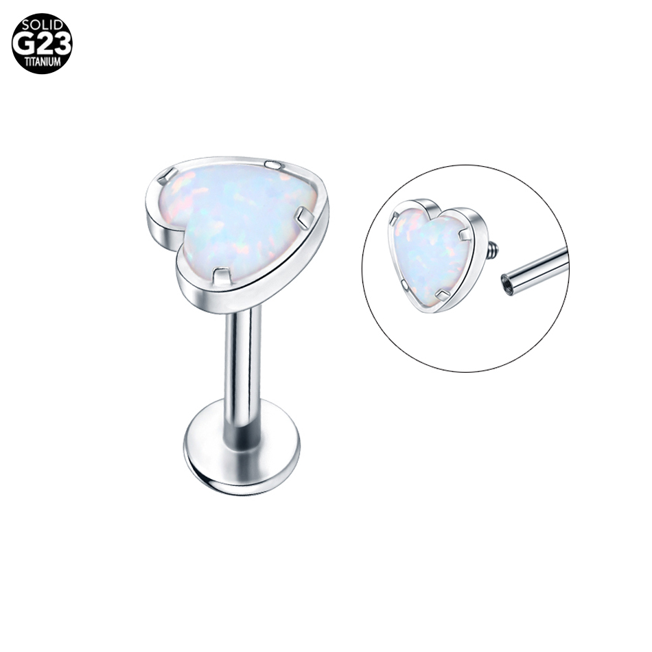 1PC Titanium 16G CZ Gem Labret - Cluster Stud Ear review and price