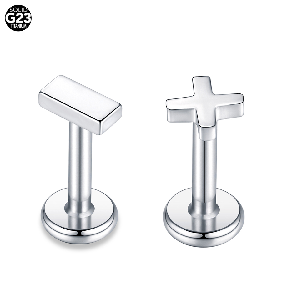 1PC Titanium 16G CZ Gem Labret - Cluster Stud Ear review and price